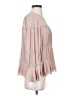 Intermix 100% Silk Pink Long Sleeve Silk Top Size S - photo 4
