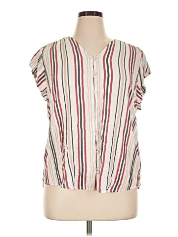Liz Claiborne Short Sleeve Blouse (view 1)