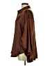 Express 100% Polyester Metallic Brown Long Sleeve Blouse Size L - photo 5