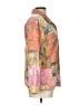 Chico's Design Print Orange Jacket Size Lg (2) - photo 4