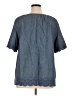 Liz & Me Blue Short Sleeve Blouse Size 1X - photo 2