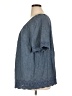 Liz & Me Blue Short Sleeve Blouse Size 1X - photo 5