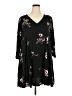 Torrid Floral Black Casual Dress Size 3X Plus (3) - photo 1