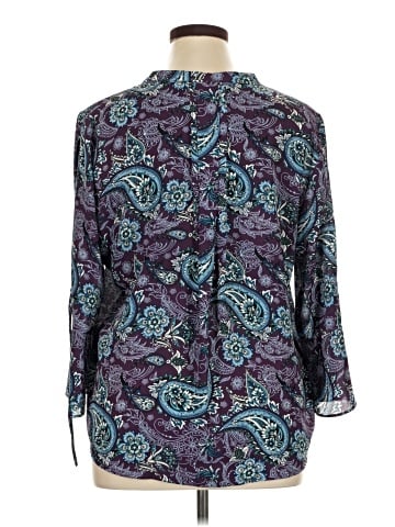 41Hawthorn 3/4 Sleeve Blouse (view 2)