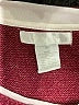 Design History Color Block Burgundy Pullover Sweater Size M - photo 7
