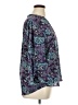 41Hawthorn 100% Polyester Paisley Purple 3/4 Sleeve Blouse Size XL - photo 4