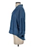 Alexander Jordan Blue 3/4 Sleeve Button-Down Shirt Size S - photo 5