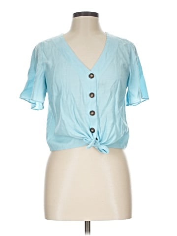 Timing Short Sleeve Blouse (view 1)