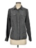 Croft & Barrow 100% Polyester Gray Long Sleeve Blouse Size S - photo 1