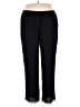 Draper's & Damon's 100% Polyester Solid Black Casual Pants Size 2X - photo 1