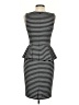 Ann Taylor Stripes Black Cocktail Dress Size 2 - photo 2
