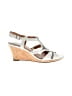 Clarks Silver Wedges Size 8 1/2 - photo 1