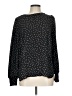 Ann Taylor LOFT 100% Polyester Polka Dots Black Long Sleeve Blouse Size L - photo 1
