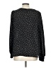 Ann Taylor LOFT 100% Polyester Polka Dots Black Long Sleeve Blouse Size L - photo 2