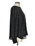 Ann Taylor LOFT 100% Polyester Polka Dots Black Long Sleeve Blouse Size L - photo 4