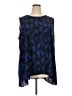 Anne Klein 100% Polyester Blue Sleeveless Blouse Size 3X - photo 1