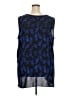 Anne Klein 100% Polyester Blue Sleeveless Blouse Size 3X - photo 2
