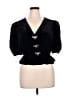 Lucy Paris Black 3/4 Sleeve Blouse Size XL - photo 1