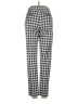 MICHAEL Michael Kors Houndstooth Silver Casual Pants Size S - photo 2