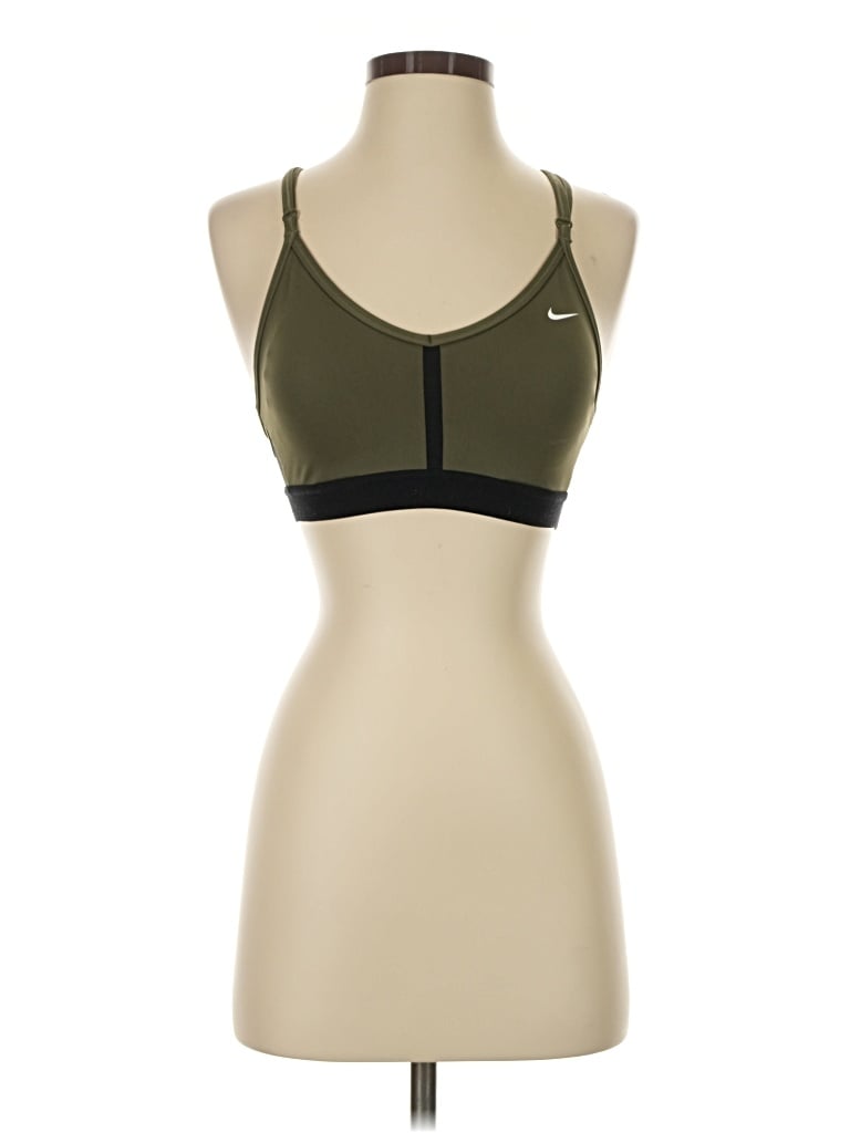 Pre-owned Nike Sports Bra In Green