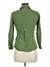 Theory Green 3/4 Sleeve Button-Down Shirt Size M - photo 2