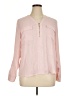 Krazy Kat 100% Polyester Pink Long Sleeve Blouse Size XL - photo 1
