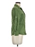 Theory Green 3/4 Sleeve Button-Down Shirt Size M - photo 4