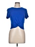 Gaze Blue Short Sleeve Top Size L - photo 1