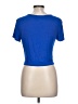 Gaze Blue Short Sleeve Top Size L - photo 2