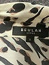 Beulah Style 100% Polyester Animal Print Ivory Long Sleeve Blouse Size S - photo 7