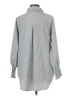 Jules and James 100% Polyester Stripes Gray Long Sleeve Blouse Size M - photo 2