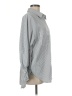 Jules and James 100% Polyester Stripes Gray Long Sleeve Blouse Size M - photo 4