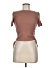 Zara Brown Short Sleeve Top Size M - photo 1
