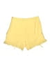 PrettyLittleThing 100% Cotton Yellow Shorts Size 4 Petite - photo 2