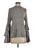 Aqua Gray Long Sleeve Top Size XS - photo 1