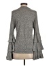 Aqua Gray Long Sleeve Top Size XS - photo 2