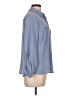Apt. 9 100% Polyester Blue Long Sleeve Blouse Size L (petite) - photo 4