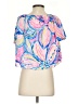 Lilly Pulitzer 100% Rayon Pink Short Sleeve Blouse Size XS - photo 2