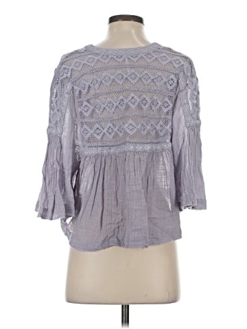 Free People 3/4 Sleeve Blouse (view 2)