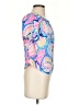 Lilly Pulitzer 100% Rayon Pink Short Sleeve Blouse Size XS - photo 4