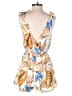 Superdown 100% Polyester Tropical Yellow Romper Size S - photo 2