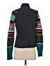 Free People Color Block Teal Turtleneck Sweater Size XS - photo 2