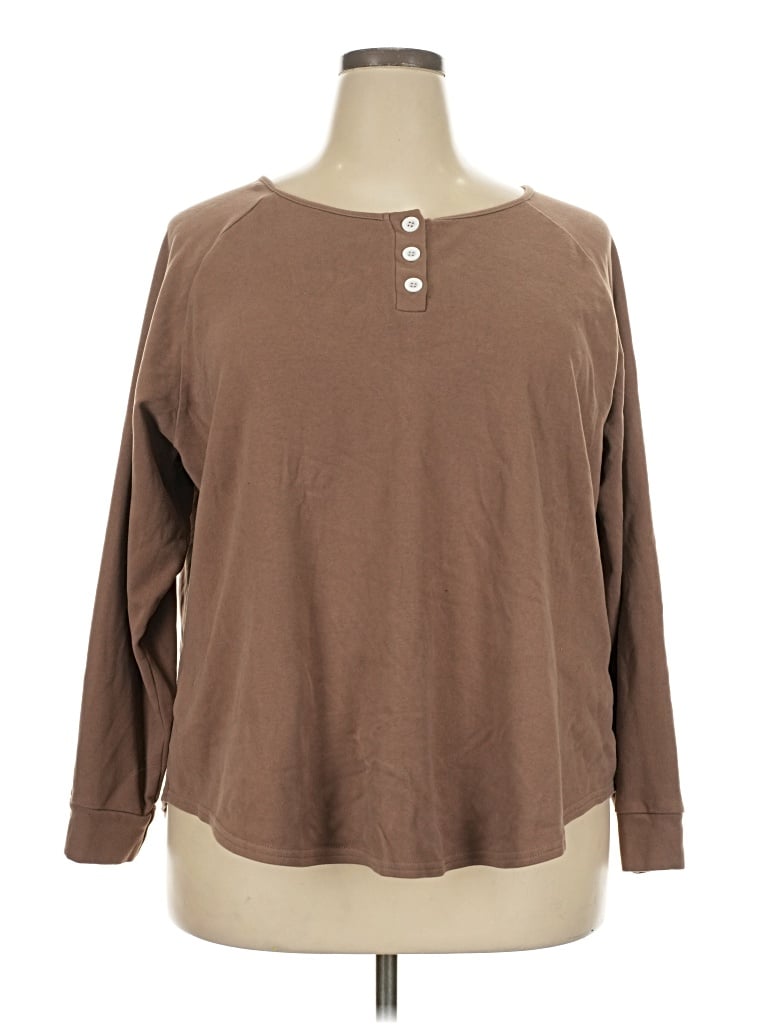 Pre-owned Unbranded Pullover Sweater In Brown