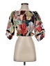 Rachel Zoe 100% Polyester Red 3/4 Sleeve Blouse Size S - photo 1