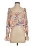 Amanda Uprichard 100% Polyester Orange 3/4 Sleeve Blouse Size XS - photo 1