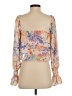 Amanda Uprichard 100% Polyester Orange 3/4 Sleeve Blouse Size XS - photo 2