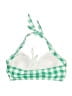 Unbranded Checkered-gingham Green Swimsuit Top Size XL - photo 2