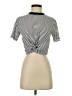 Topshop Ivory Short Sleeve Turtleneck Size 2 - photo 1