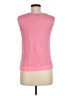 Sandro 100% Linen Pink Sleeveless Top Size M - photo 2