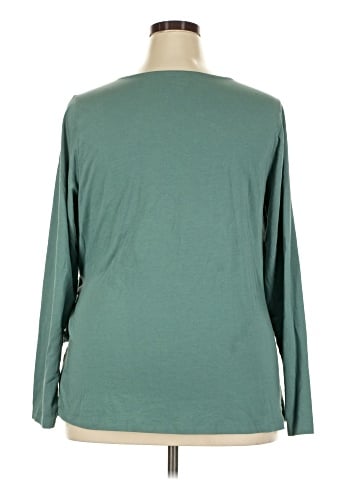 Lands' End 3/4 Sleeve T-Shirt (view 2)